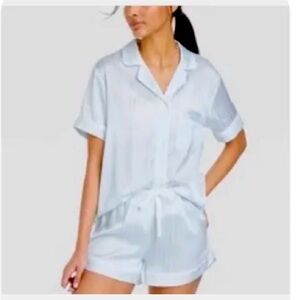 *New* Stars Above Blue & White Striped Pajamas